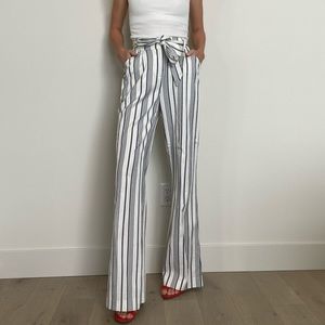 Marine layer cotton super high waisted wide leg pants size S. Never worn!